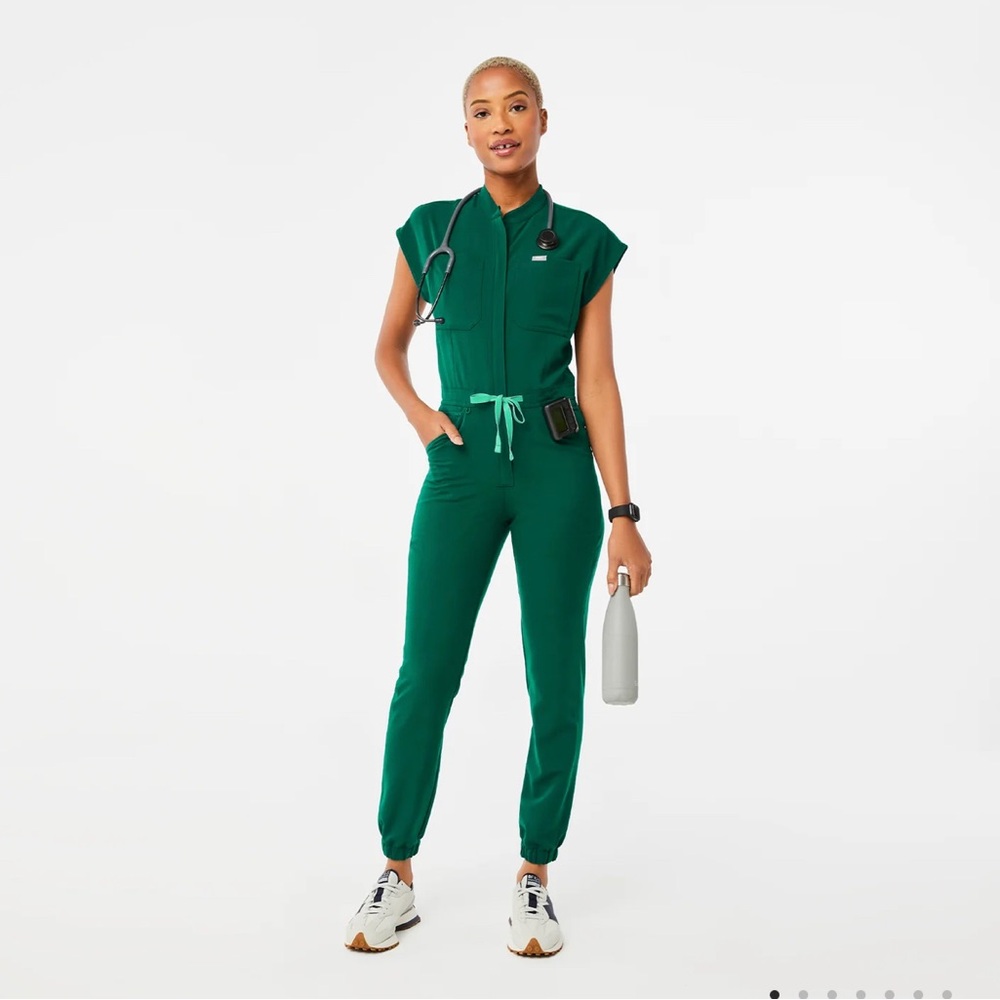 Brand new figs hunter green jumpsuit rafaela